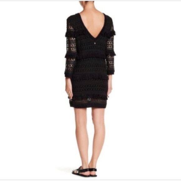 Volcom Cocoknit Crochet Sweater Dress L - Picture 2 of 7